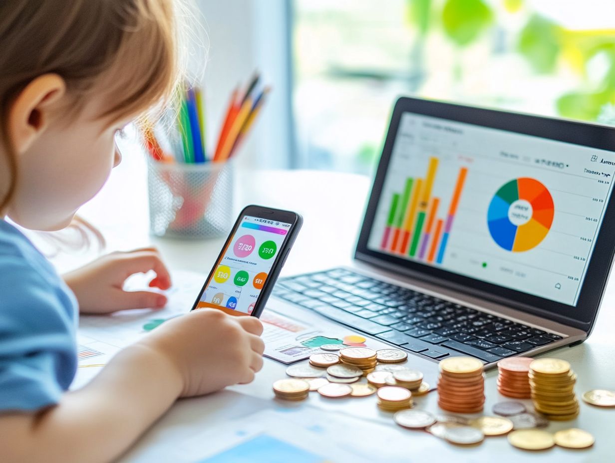 What are the Digital Tools Available for Kids to Track Their Spending?